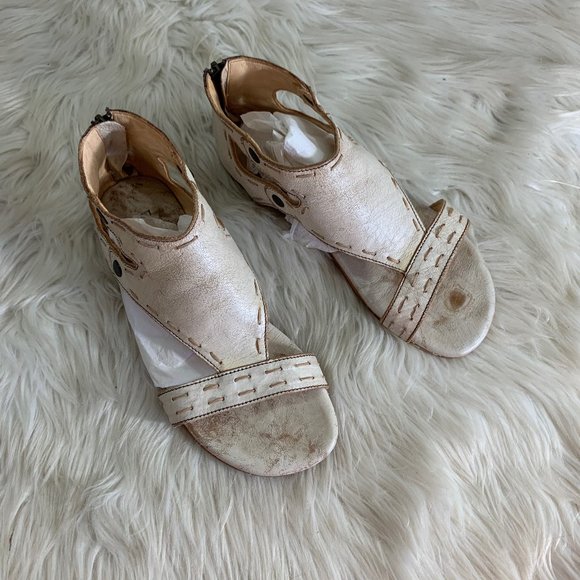 Bed Stu Shoes - BEDSTU Greek Style Sandal Distressed Splattered